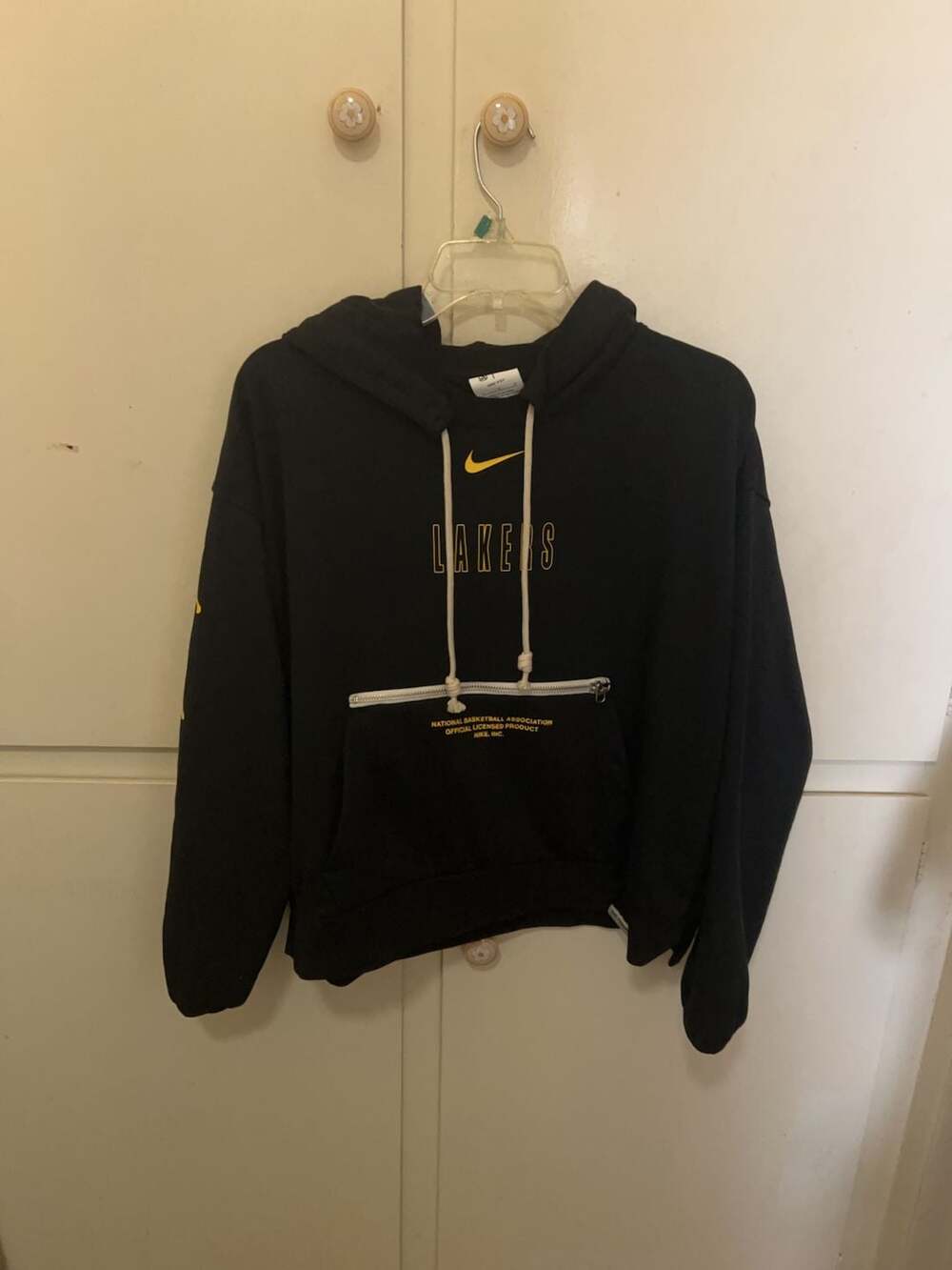 Nike Standard Issue Los Angeles Lakers NBA Hoodie Black